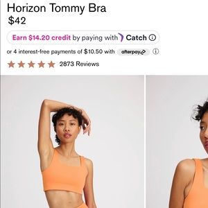 Girlfriend Collective sports bra NEW WITH TAG